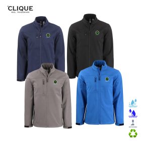 Clique Men's Tempest Waterproof Full-Zip Softshell Jacket. MQO00078