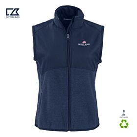 C&B Ladies' Hunts Point Recycled Fleece Hybrid Vest. LCK00228