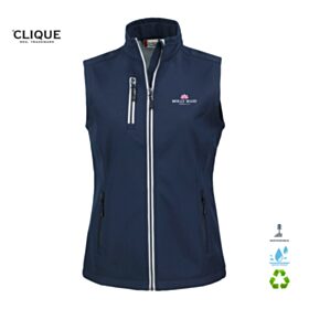 Clique Ladies' Telemark Recycled Stretch Softshell Vest. LQO00062