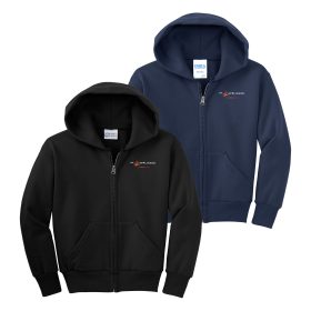 Youth Full-Zip Hooded Sweatshirt. PC90YZH