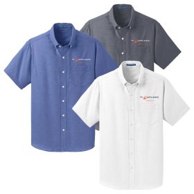 Men's Short Sleeve Oxford Shirt. S659