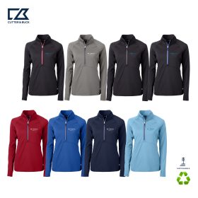 C&B Ladies' Adapt Recycled Knit Stretch 1/2-Zip Pullover. LCK00128 -DF/LC
