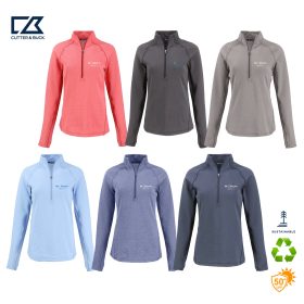 C&B Ladies' Peshastin Fleece Recycled 1/2-Zip Pullover. LCK00182 -DF/LC