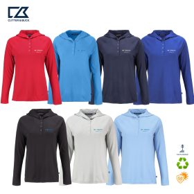C&B Ladies' Coastline Recycled Hooded Pullover. LCK00184 - DF/LC