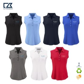 C&B Ladies' Forge Recycled Stretch Sleeveless Polo. LCK00197 -DF/LC