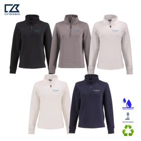 C&B Ladies' Roam Recycled Knit 1/4-Zip Pullover. LCK00209