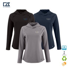 C&B Ladies' Prospect Recycled Featherlight Hooded Pullover. LCK00224 - DF/LC