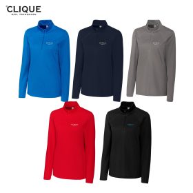 Clique Ladies' Ice Tech 1/2-Zip Pullover. LQK00084 -DF/LC