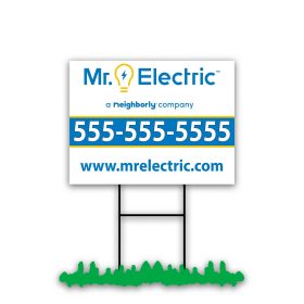 18x24 Double Sided Lawn Signs w/ Stakes. LS