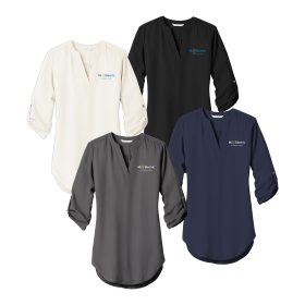 Ladies' 3/4-Sleeve Tunic Blouse. LW701