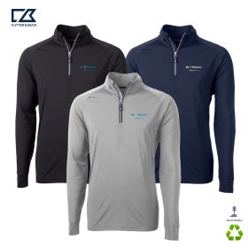 C&B Men's Adapt Recycled Soft Knit Stretch 1/4-Zip. MCK01143 - DF/LC