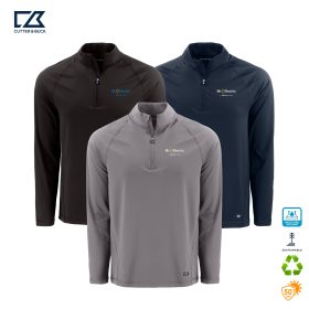 C&B Men's Prospect Recycled Featherlight 1/4-Zip. MCK01364 - DF/LC
