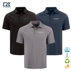 C&B Men's Prospect Recycled Featherlight Stretch Sport Polo. MCK01367 - DF/LC