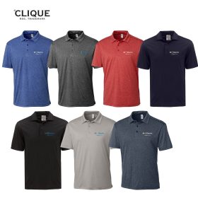 Clique Charge Active Men's Short Sleeve Polo. MQK00096 -DF/LC