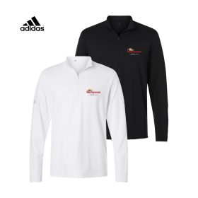 Adidas Men's Textured Stripe 1/4-Zip. A708 -DF/LC