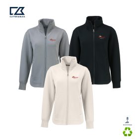 C&B Ladies' Roam Knit Recycled Full-Zip Jacket. LCK00162