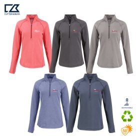 C&B Ladies' Peshastin Fleece Recycled 1/2-Zip Pullover. LCK00182 -DF/LC
