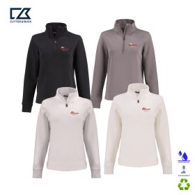 C&B Ladies' Roam Recycled Knit 1/4-Zip Pullover. LCK00209
