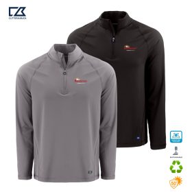 C&B Men's Prospect Recycled Featherlight 1/4-Zip. MCK01364 - DF/LC