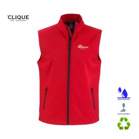 Clique Mens Tempo Stretch Full-Zip Softshell Vest. MQO00085