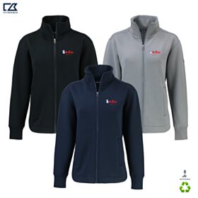 C&B Ladies' Roam Buttery-Soft Knit Recycled Full-Zip Jacket. LCK00162