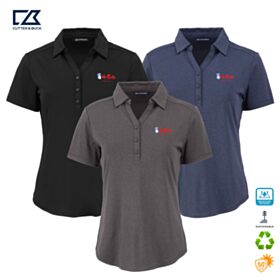 C&B Ladies' Forge Recycled Four-Way Stretch Polo. LCK00199 - DF/LC