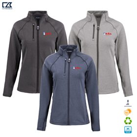 C&B Ladies' Peshastin Fleece Lined Recycled Full-Zip Jacket. LCK00200