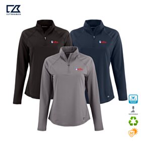 C&B Ladies' Prospect Recycled Featherlight 1/4-Zip. LCK00225 - DF/LC