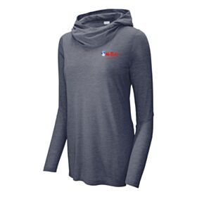 Ladies' Tri-Blend Wicking Long Sleeve Hoodie. LST406