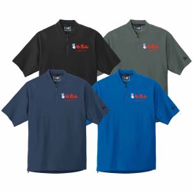 New Era &reg; Cage Short Sleeve 1/4-Zip Jacket. NEA600