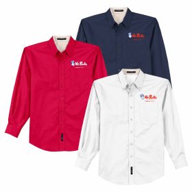 Men's Long Sleeve Easy Care Shirt.  S608