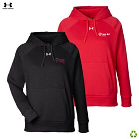 ART-Under Armour Ladies' Rival Fleece Hooded Sweatshirt. 1379500