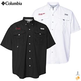 ART-Columbia Men's PFG Bahama Short Sleeve Shirt. 212464 - DF/RC