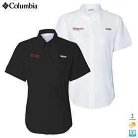 ART-Columbia Ladies' PFG Tamiami Short Sleeve Shirt. 212466 - DF/RC