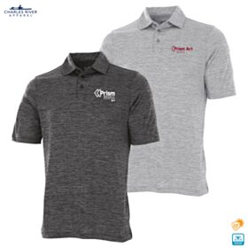 ART-CR Men's Space Dye Performance Polo. 3814 - DF/LC