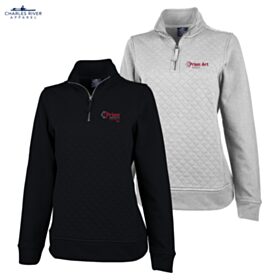 ART-CR Ladies' Franconia Quilted 1/4 Zip Pullover. 5368