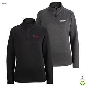ART-Point Grey Ladies' Double-Knit 1/4-Zip. 6482