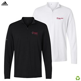 ART-Adidas Men's Textured Stripe 1/4-Zip. A708 - DF/LC