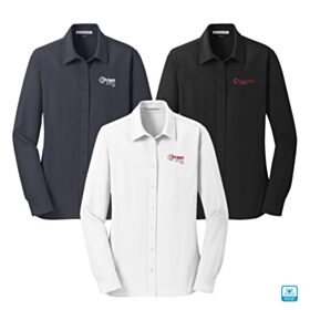 ART-Ladies' Dimension Knit Dress Shirt. L570