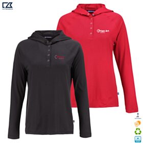 ART-C&B Ladies' Coastline Eco Recycled Hooded Shirt. LCK00184 - DF/LC