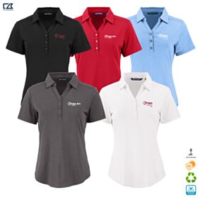 ART-C&B Ladies' Forge Recycled Four-Way Stretch Polo. LCK00199 - DF/LC
