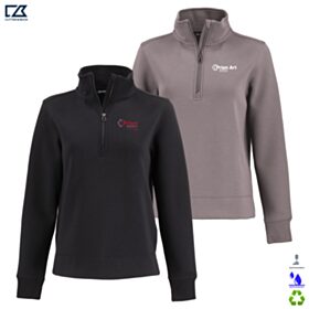 ART-C&B Ladies' Roam Recycled Buttery-Soft Knit 1/4-Zip Pullover. LCK00209