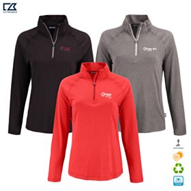 ART-C&B Ladies' Coastline Eco Comfort Recycled 1/4-Zip. LCK00210 - DF/LC