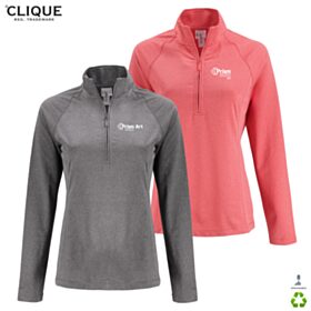 ART-Clique Ladies' Dash Recycled 1/4-Zip Sweatshirt. LQK00093 - DF/LC