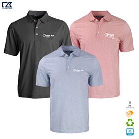 ART-C&B Mens Pike Symmetry Print Recycled Polo. MCK01284 - DF/LC