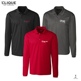 ART-Clique Men's Spin Performance Pique Long Sleeve Polo. MQK00077 - DF/LC