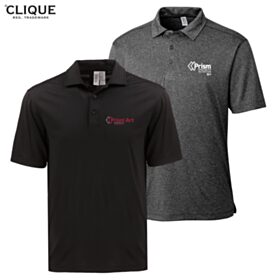 ART-Clique Charge Active Men's Short Sleeve Polo. MQK00096 - DF/LC