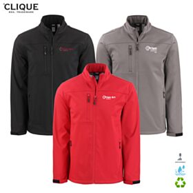 ART-Clique Men's Tempest Waterproof Full-Zip Softshell Jacket. MQO00078