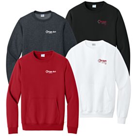 ART-Crewneck Pocket Sweatshirt. PC78PKT