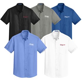 ART-Men's Short Sleeve SuperPro Twill Shirt. S664